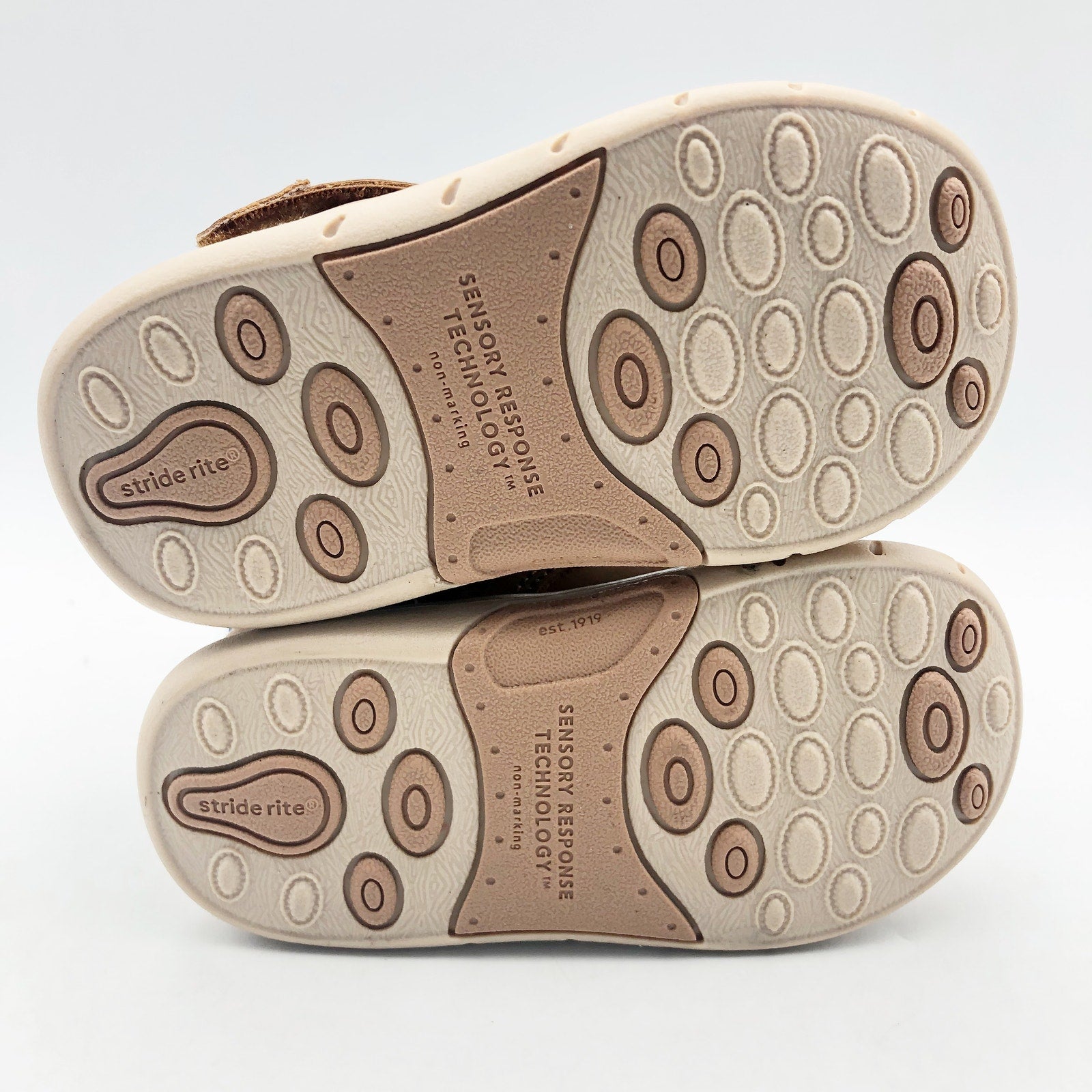 Stride Rite SRT Quinn Hazel Boy Boots Size 5 Brown Kids Shoes NIB