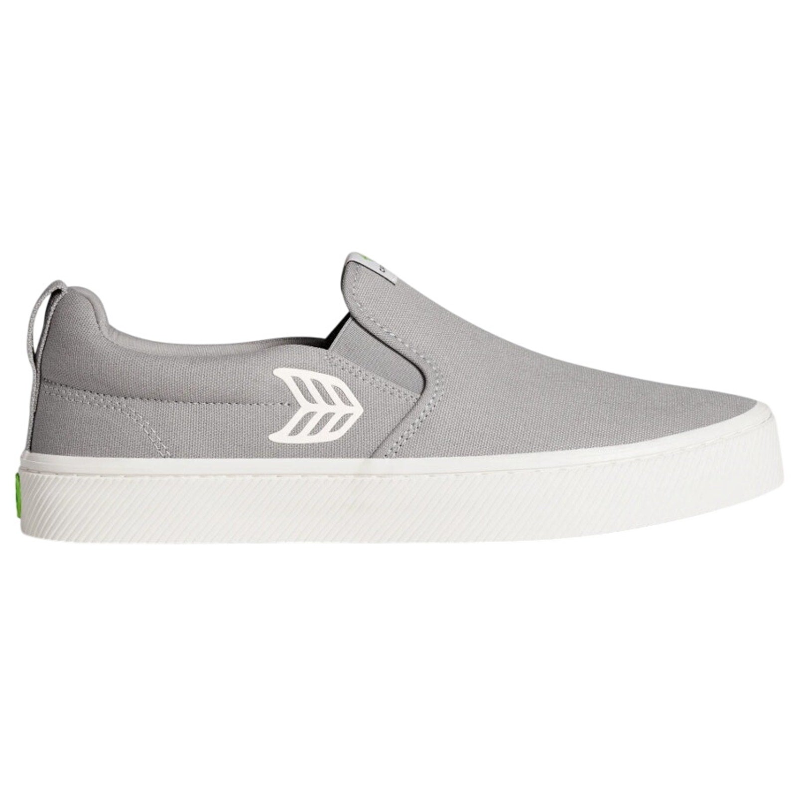 Cariuma Slip-On Canvas Skateboarding Sneaker Men's 8.5 Women's 10 Light Grey NIB