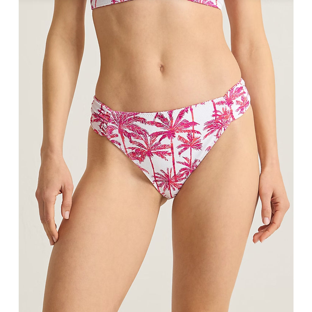 TOMMY BAHAMA Island Cays Hipster Bikini Bottom XS Pink Maui Print Reversible NWT