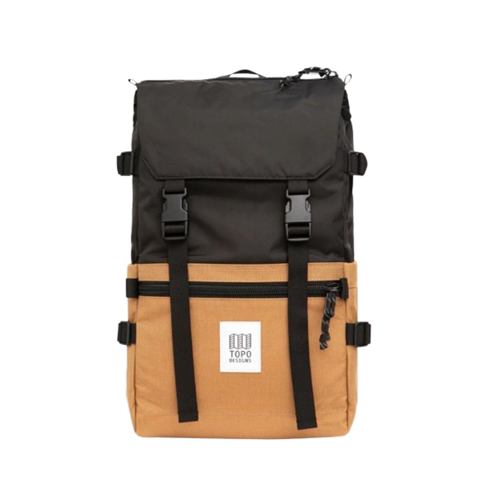 TOPO DESIGNS Unisex Rover Pack Classic 15″ Laptop Backpack Khaki Black NWT