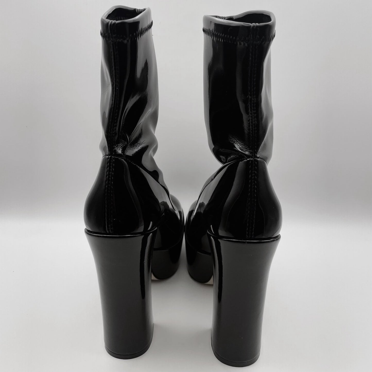 Stuart Weitzman Women's Skyhigh 145 Platform Bootie Size 10 Black