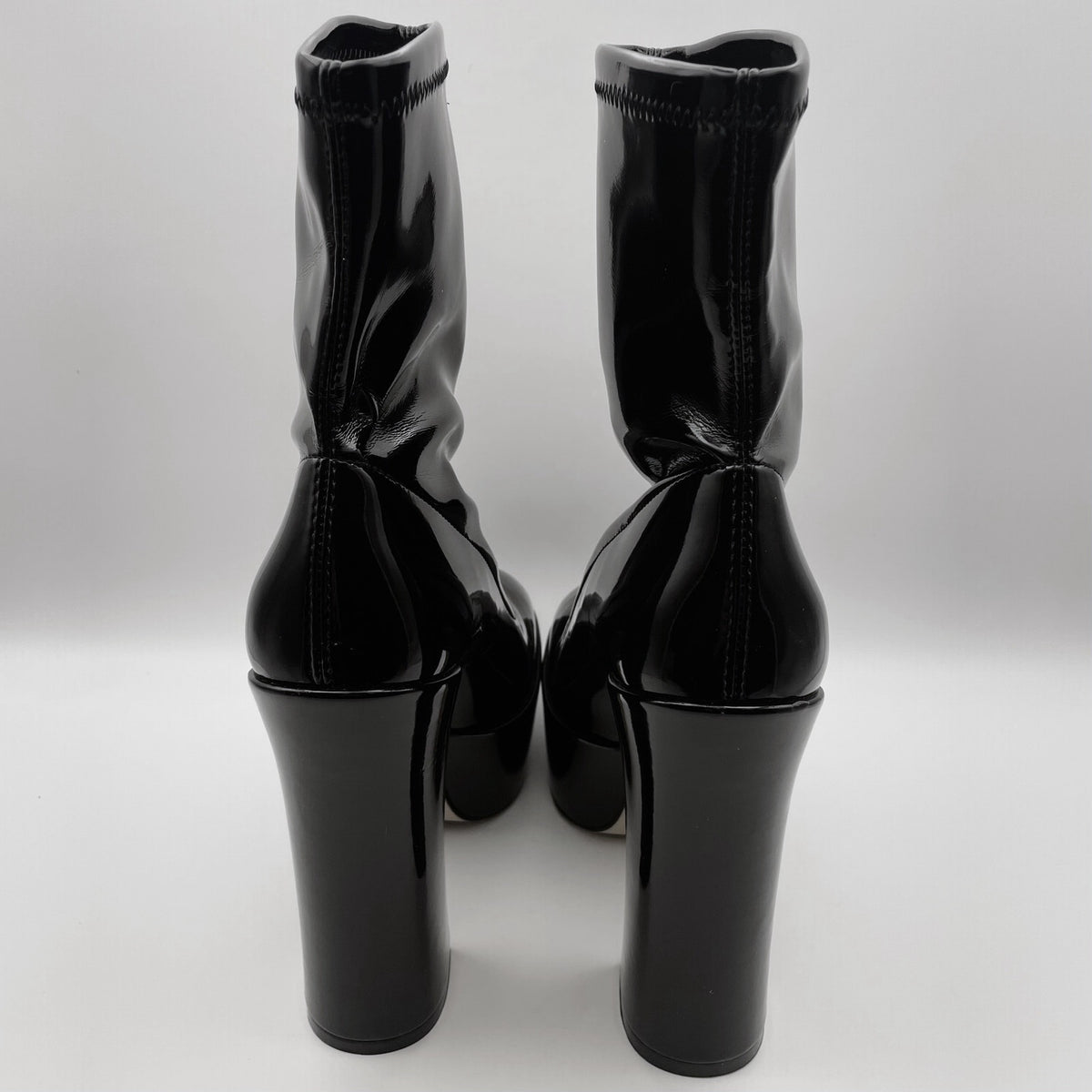 Stuart Weitzman Women's Skyhigh 145 Platform Bootie Size 10 Black
