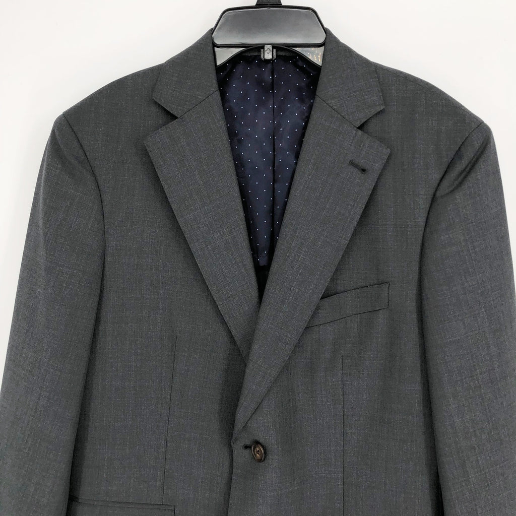 ALTON LANE Men's Tailored Fit Suit Jacket 38S Gray Wool Blend 2 Button NWOT