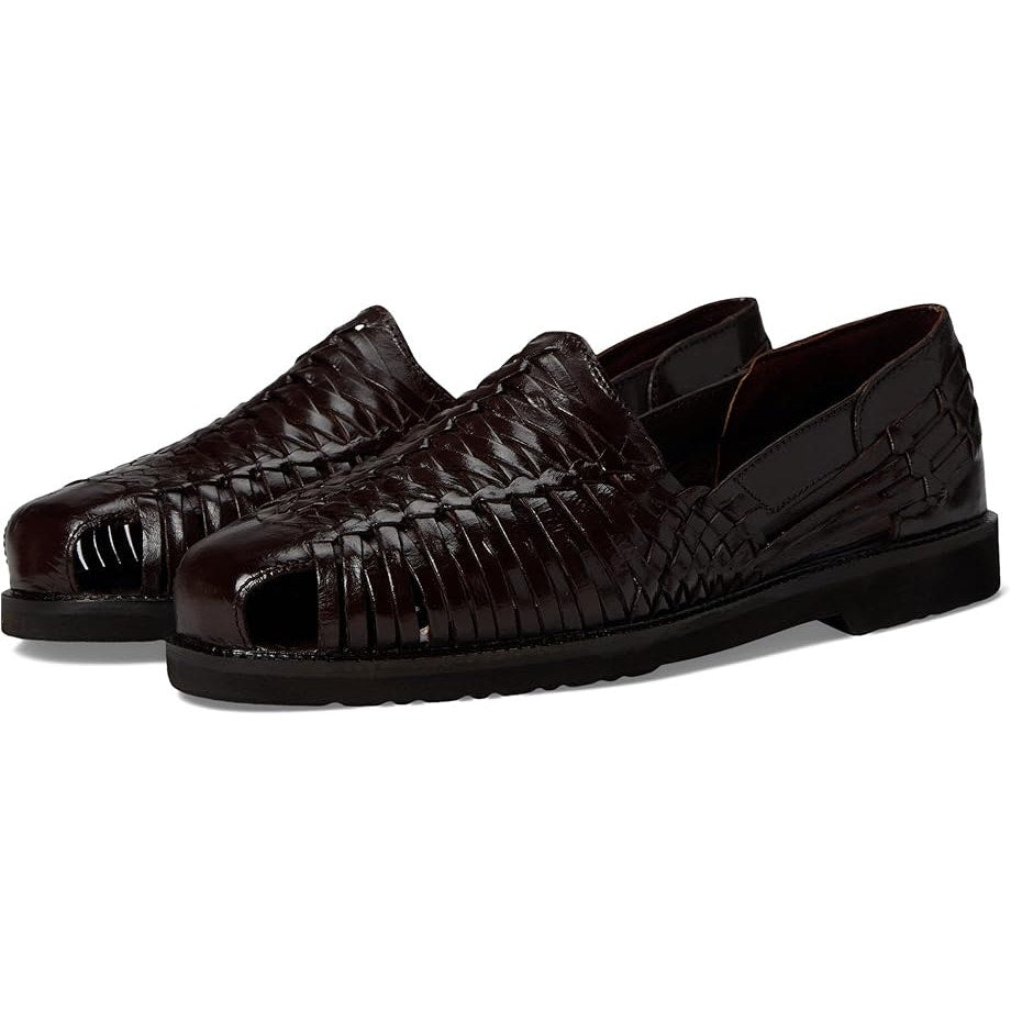 Deer Stags Mens Antonio Sandals US 11 M EU 44 Dark Brown Leather NIB