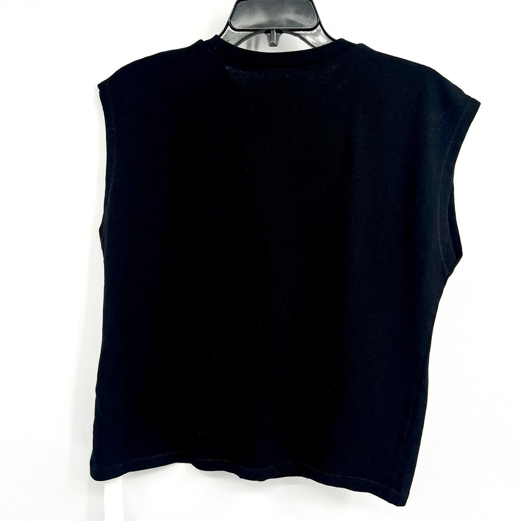 MADEWELL Women's Northside Vintage Muscle Tank Top Medium True Black P0195 NWT
