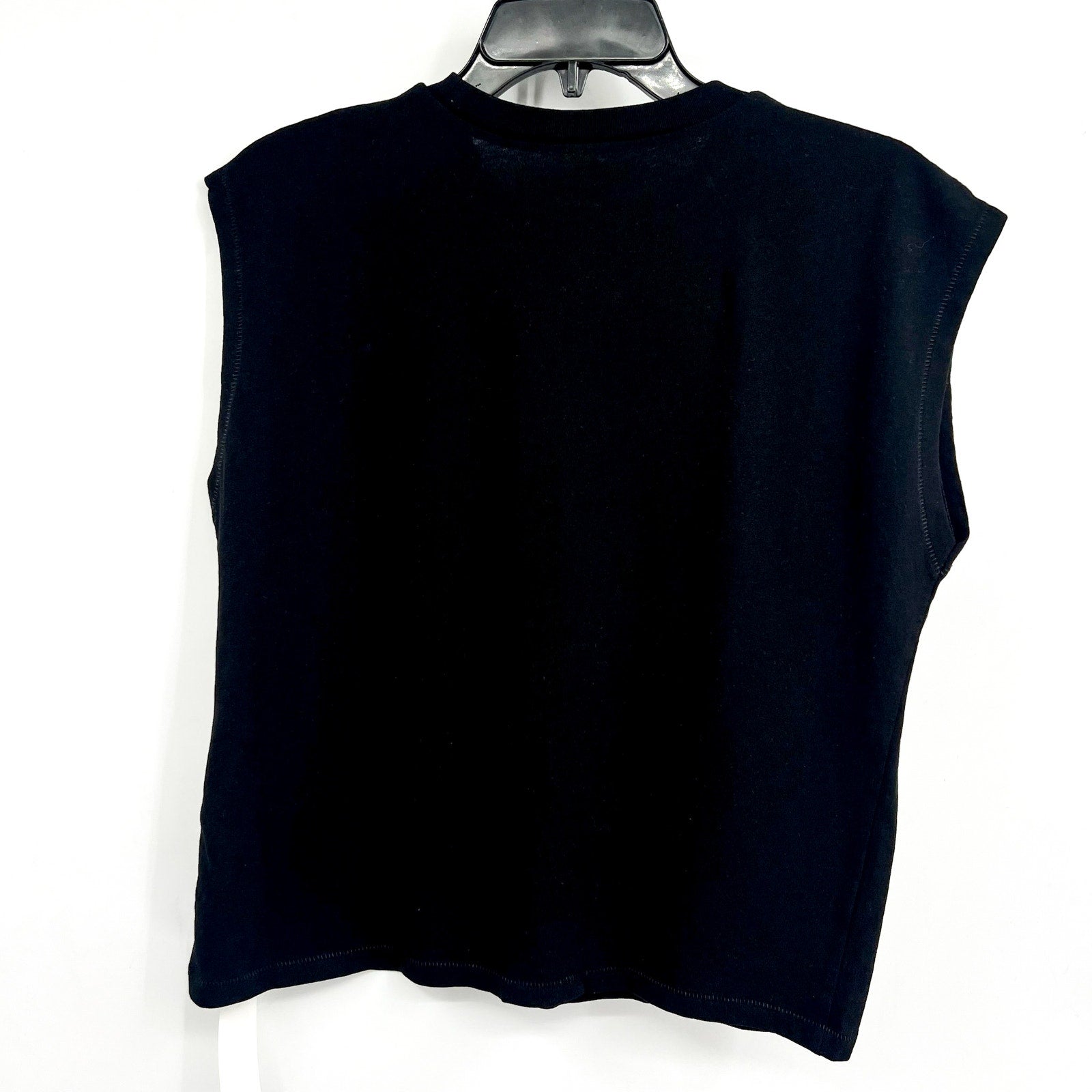 MADEWELL Women's Northside Vintage Muscle Tank Top Medium True Black P0195 NWT