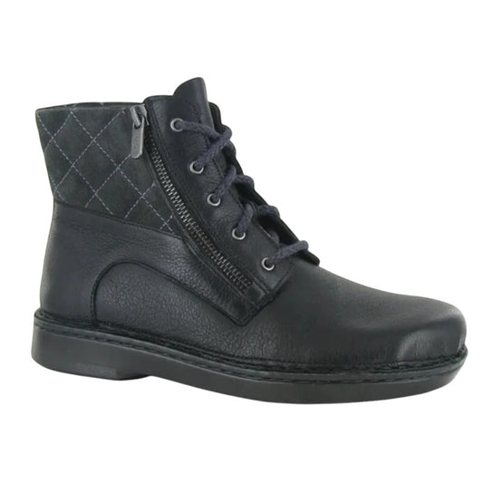 Naot Womens Castera Boots EU 37 US 6-6.5 Black Suede NWOB