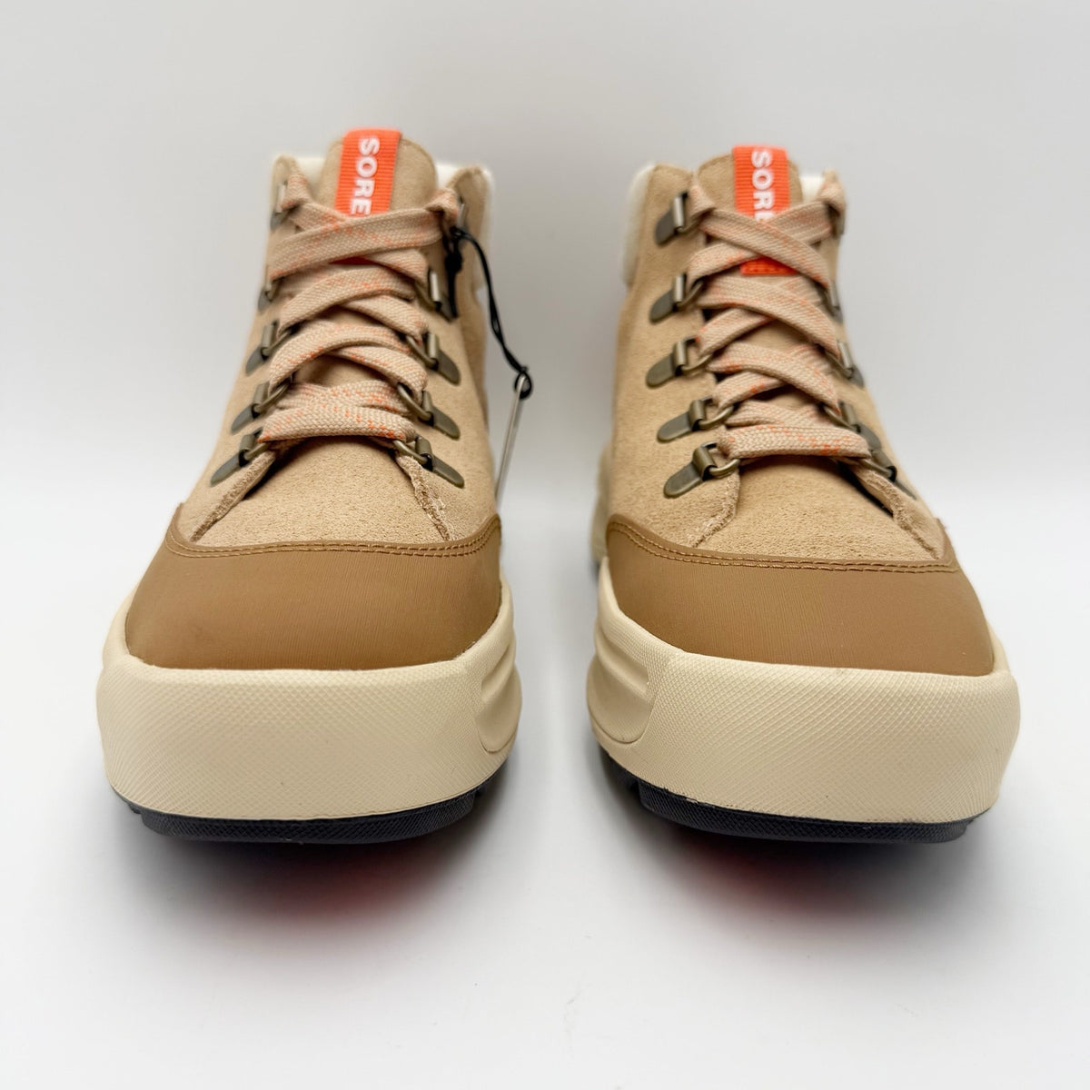 Sorel Womens ONA 503 Hiking Shoes Size 8 Tan Multicolor Suede Waterproof NIB