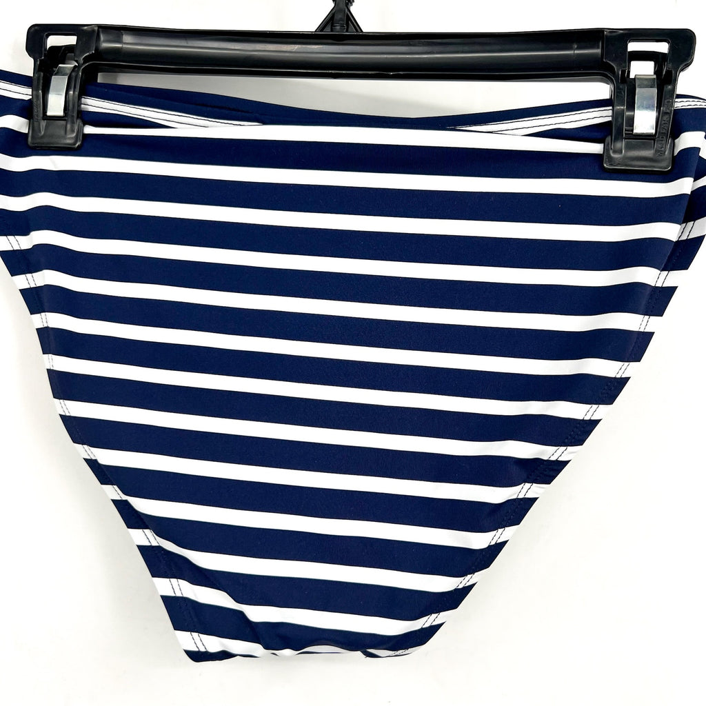 TOMMY BAHAMA Women's Coastline Stripe Hipster Bikini Bottom Small Blue White NWT