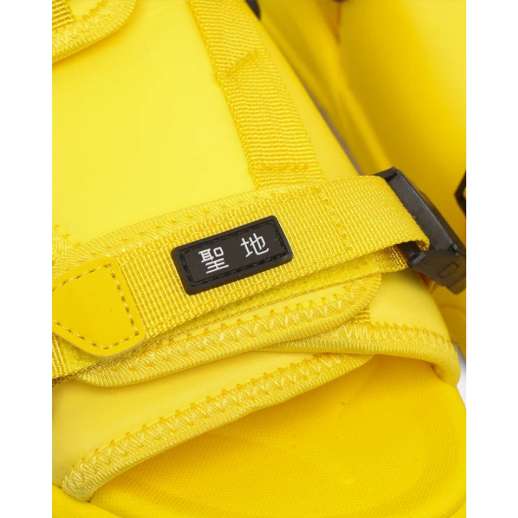 Seichi Mens Yoroi V2 Slide Sandals Size 10 EU 43 Luminate Yellow NIB
