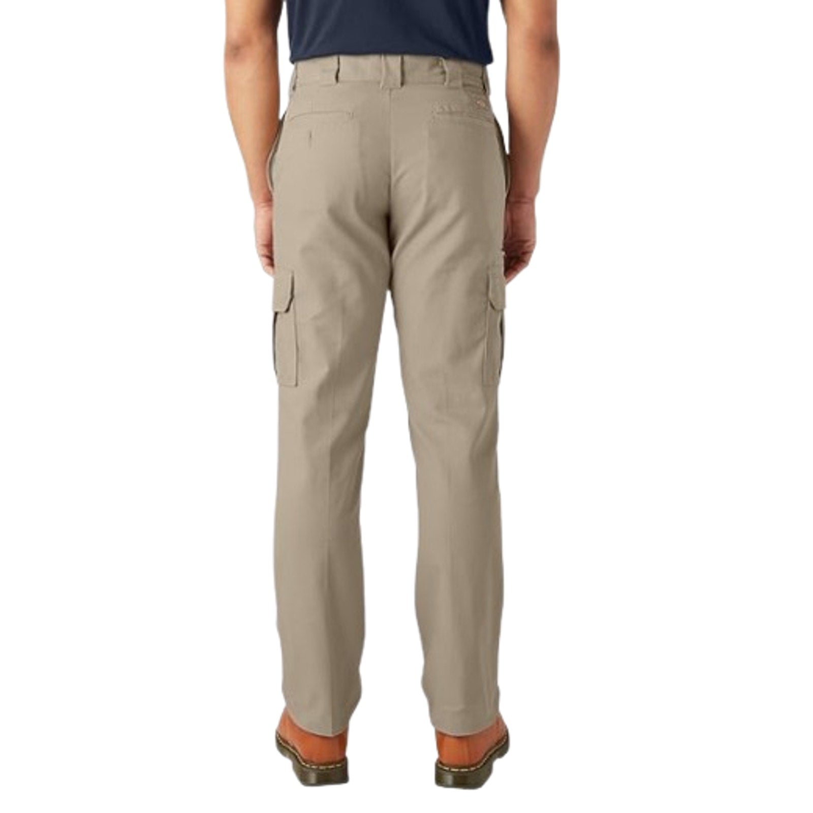 DICKIES Men's Twill Stretch Cargo Pants 40x30 Khaki Straight Leg NWT