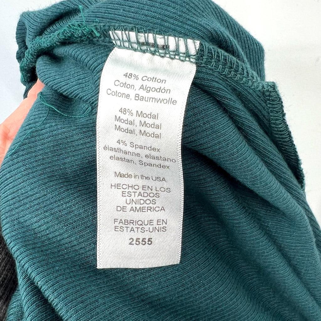 MICHAEL STARS  Women's Christina Ribbed Midi Dress XS Green Crew Neck NWT