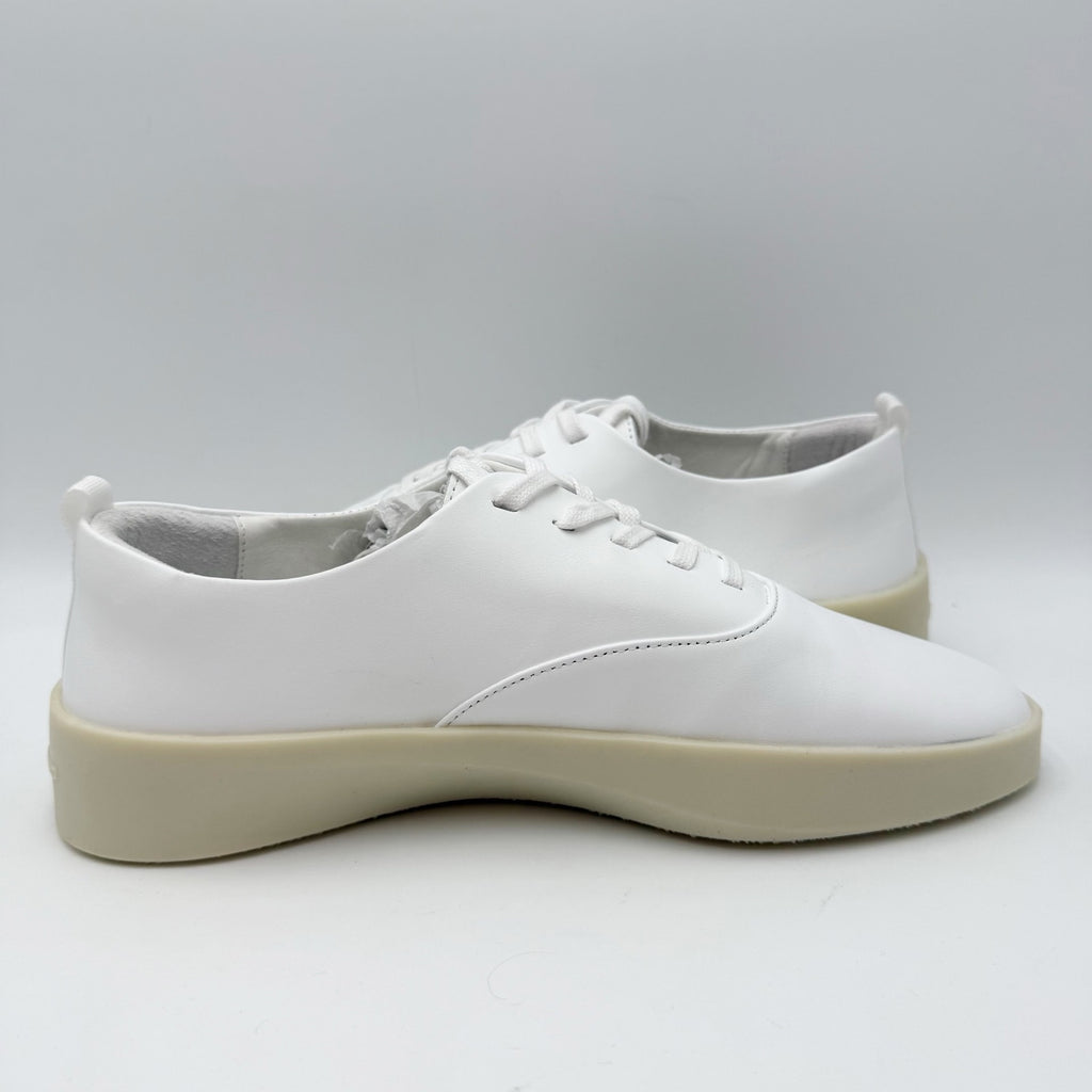 Wolf & Shepherd Cruise Lace Up Sneakers Mens 8 Womens 9.5 White Leather NIB