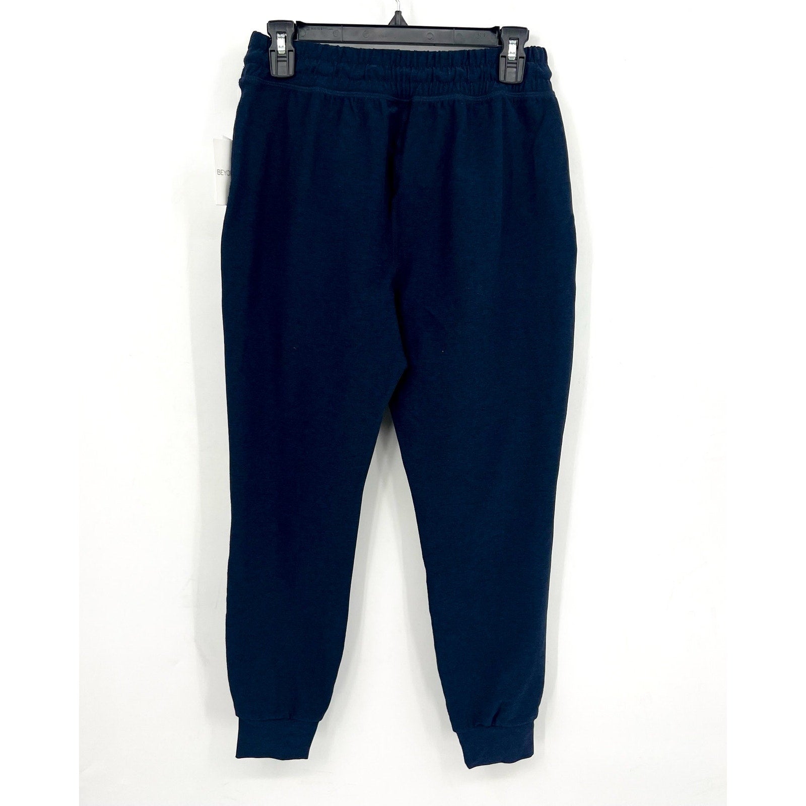 BEYOND YOGA Commuter Midi Joggers XS Nocturnal Navy Blue Drawstring Spacedye NWT