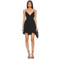 FREE PEOPLE Women's One Delia Slip Dress Medium Black Sundress Gauze NWT