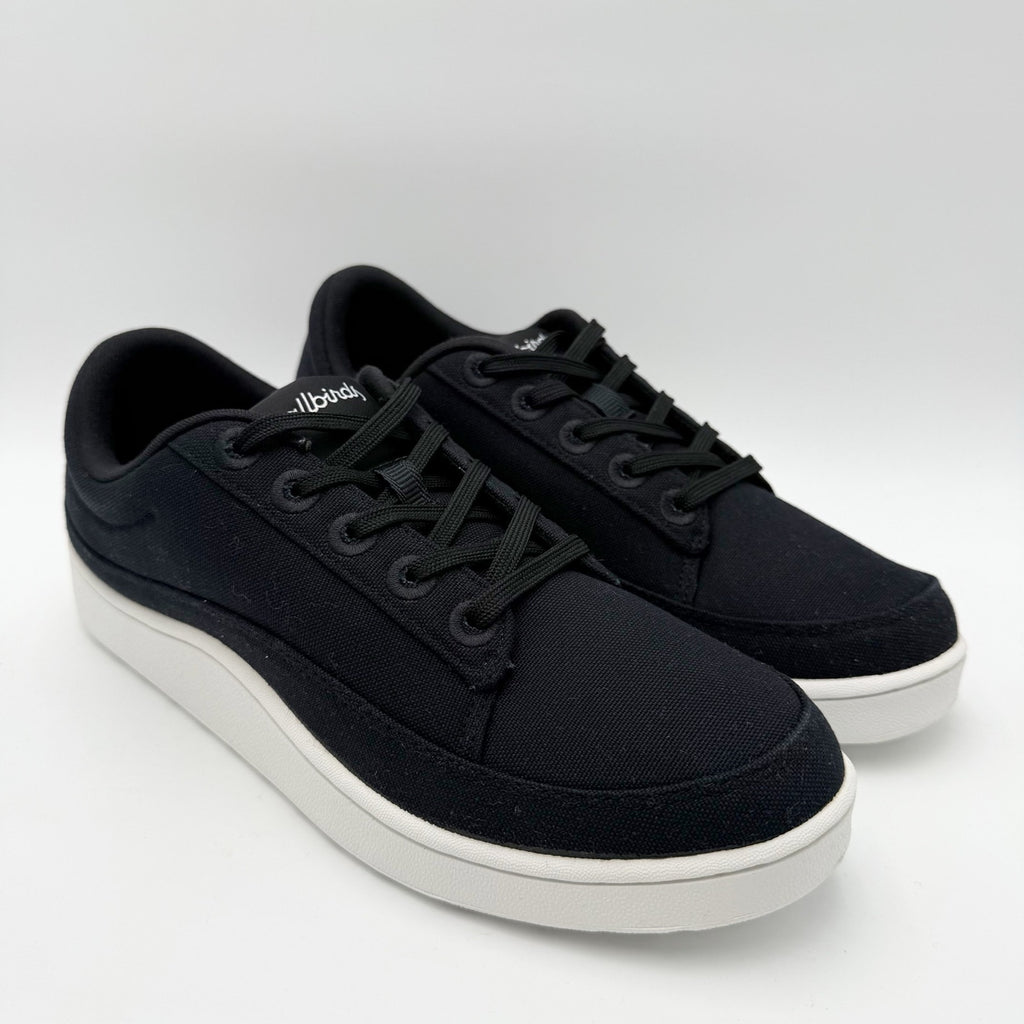ALLBIRDS Mens Canvas Pacer Casual Sneakers Size 11 EU 43.5 Black White NIB