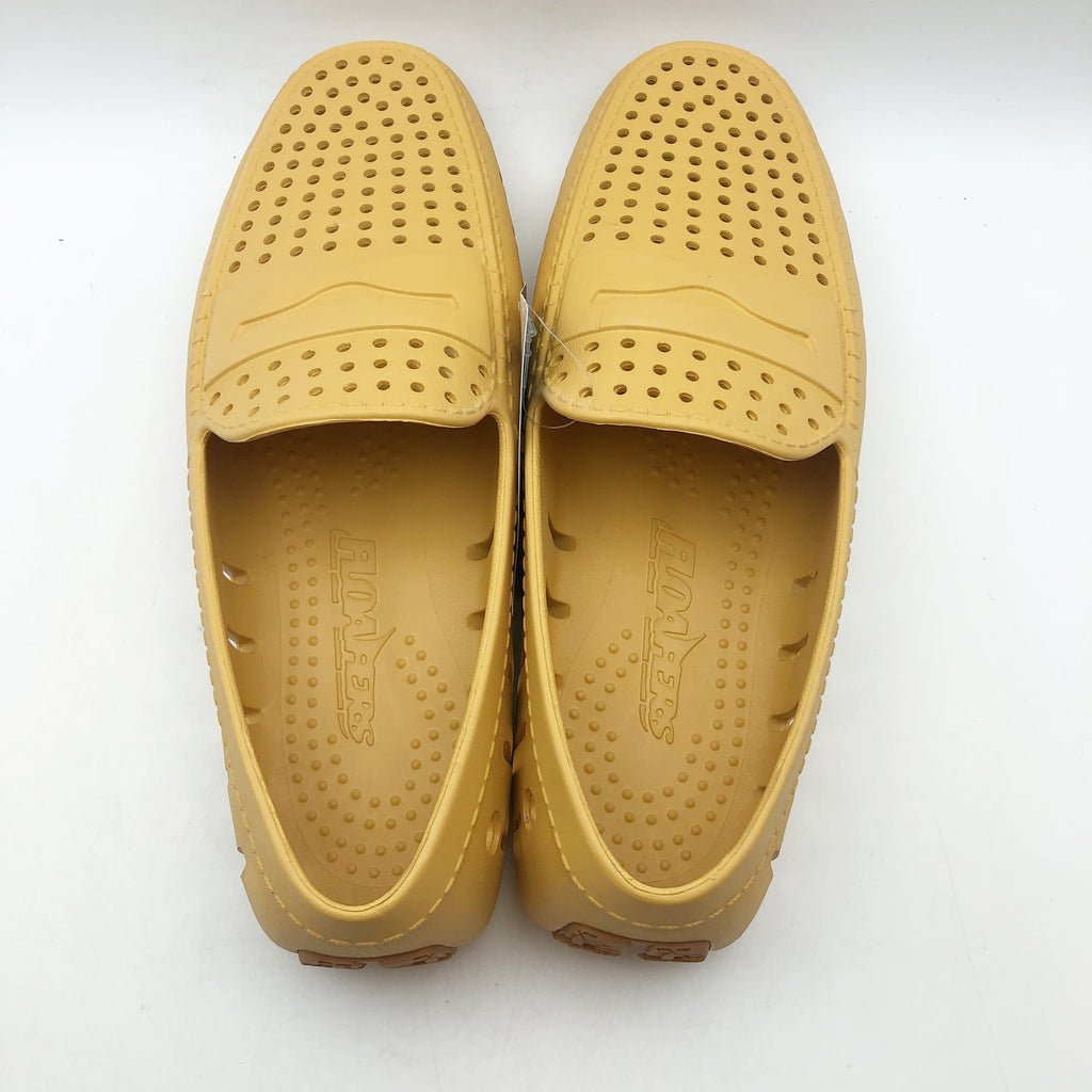 Floafers Mens Country Club Driver 2.0 Loafer Size 11 Yellow Dunne Gum NWT