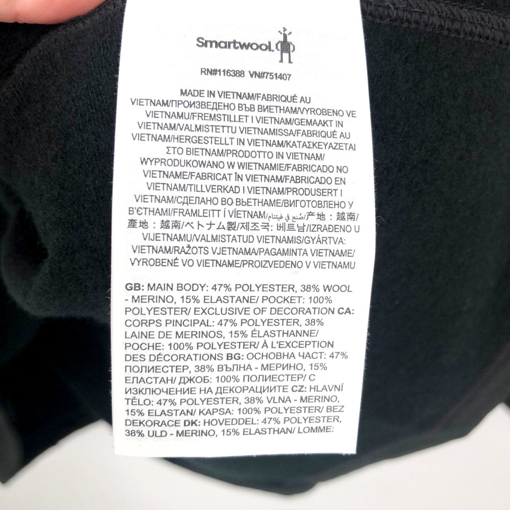 SMARTOOL Men's Active Fleece 1/2 Zip Sweatshirt Large Black Long Sleeve NWT