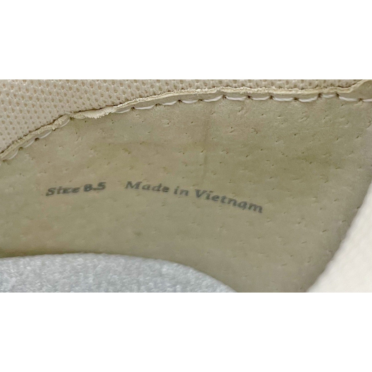 Dolce Vita Womens Dolen Sneaker US 8.5 Ivory Tan Leather Lace-Up Closure NIB