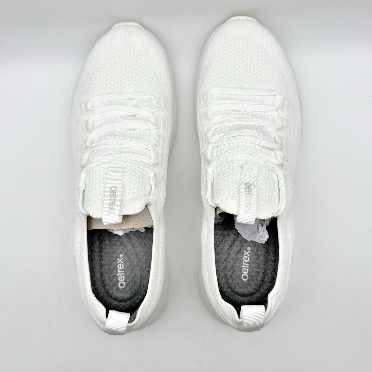 Aetrex Womens Carly Sneakers EU 40 US 9-9.5 White Athletic NWOB