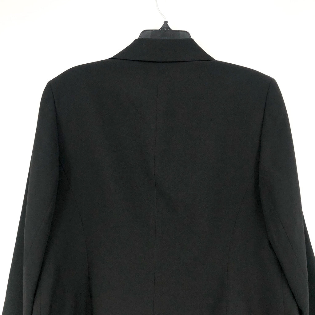 LE SUIT Women's Single Button Blazer Size 14W Black Suit Jacket NWT