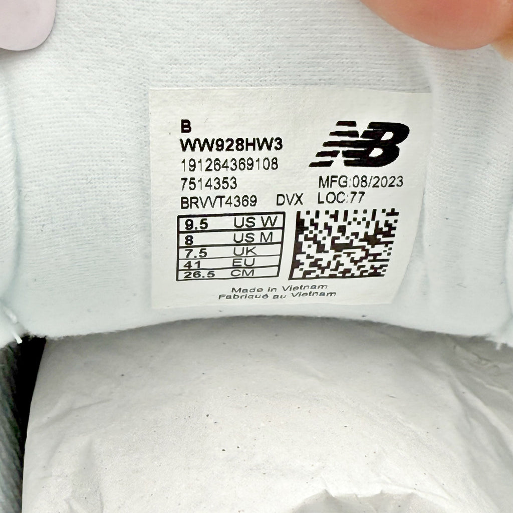 New Balanc 928v3 Walking Sneakers Womens 9.5 Mens 8 White Leather NIB