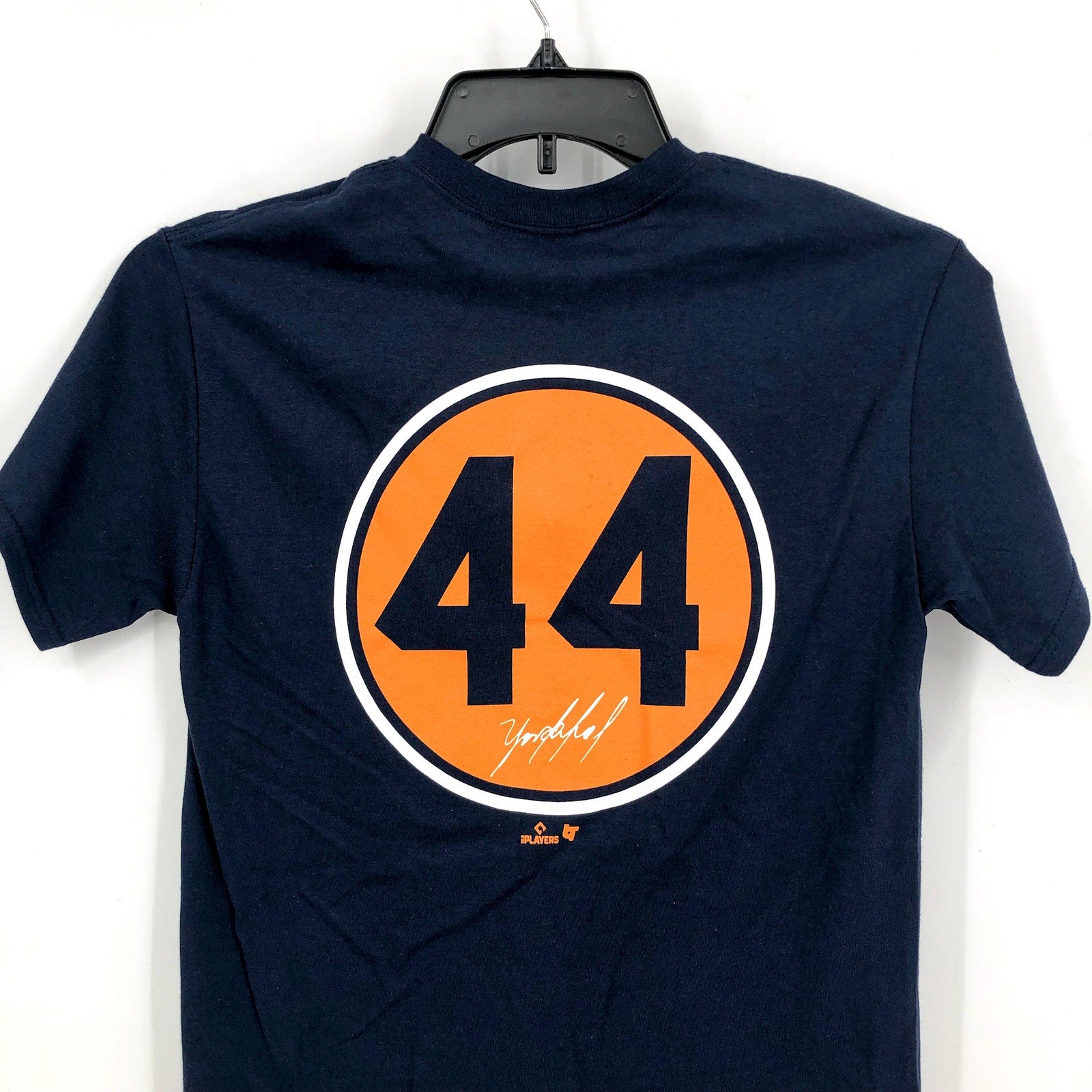 BREAKING T Adult Yordan Alvarez Swing T-Shirt Small Navy Blue Houston NWT