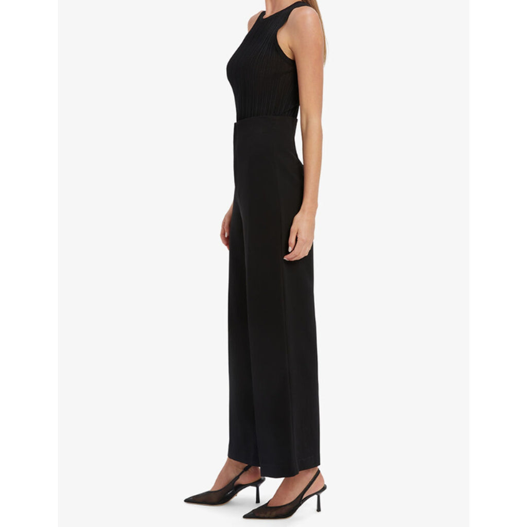 BARDOT Womens Anna Wide Leg Dress Pants Medium US 8 Black High Waist NWT
