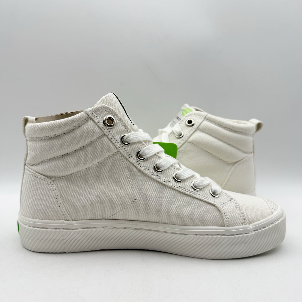 CARIUMA Womens OCA High Top Sneakers Size 6 EU 36.5 Off-White Canvas NIB