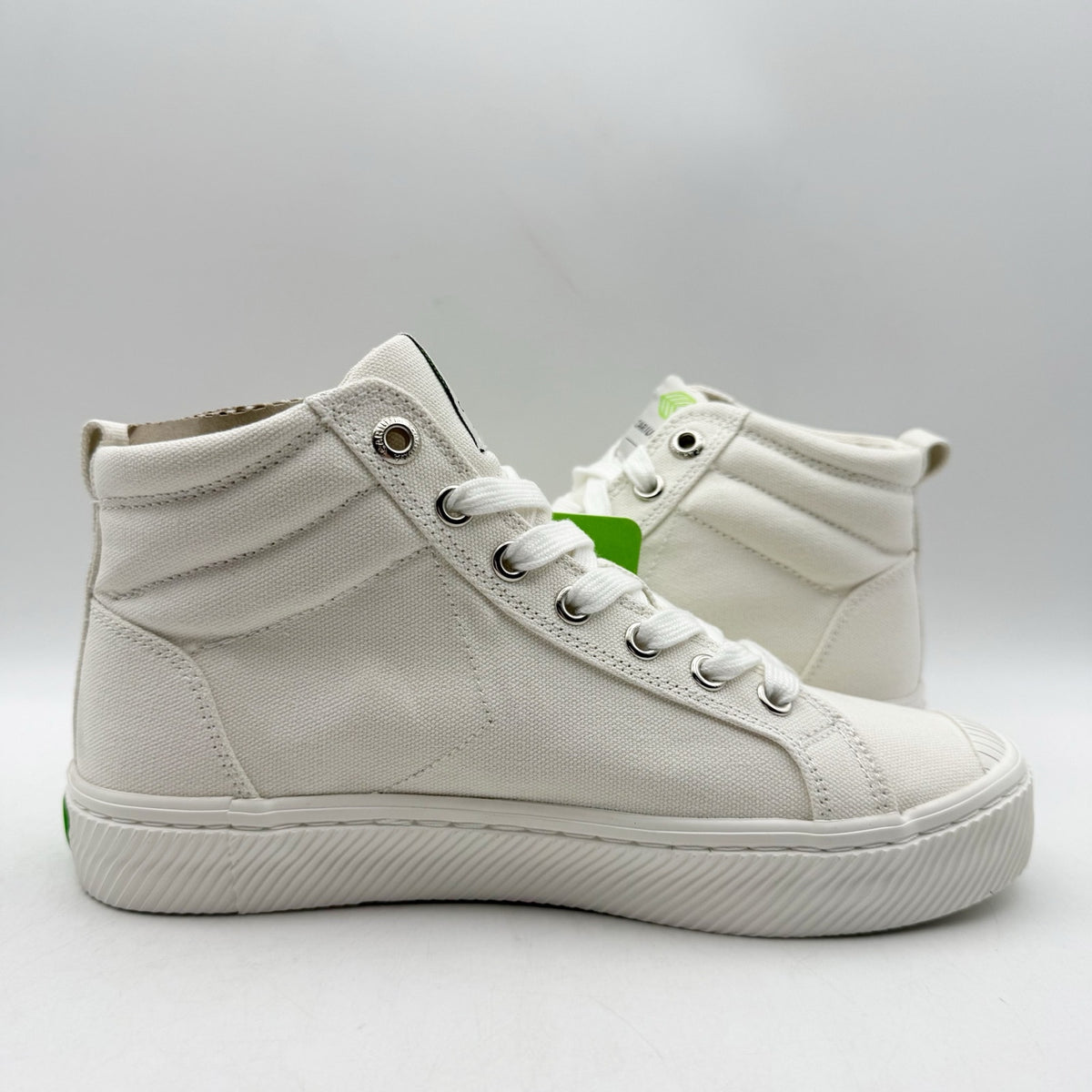 CARIUMA Womens OCA High Top Sneakers Size 6 EU 36.5 Off-White Canvas NIB