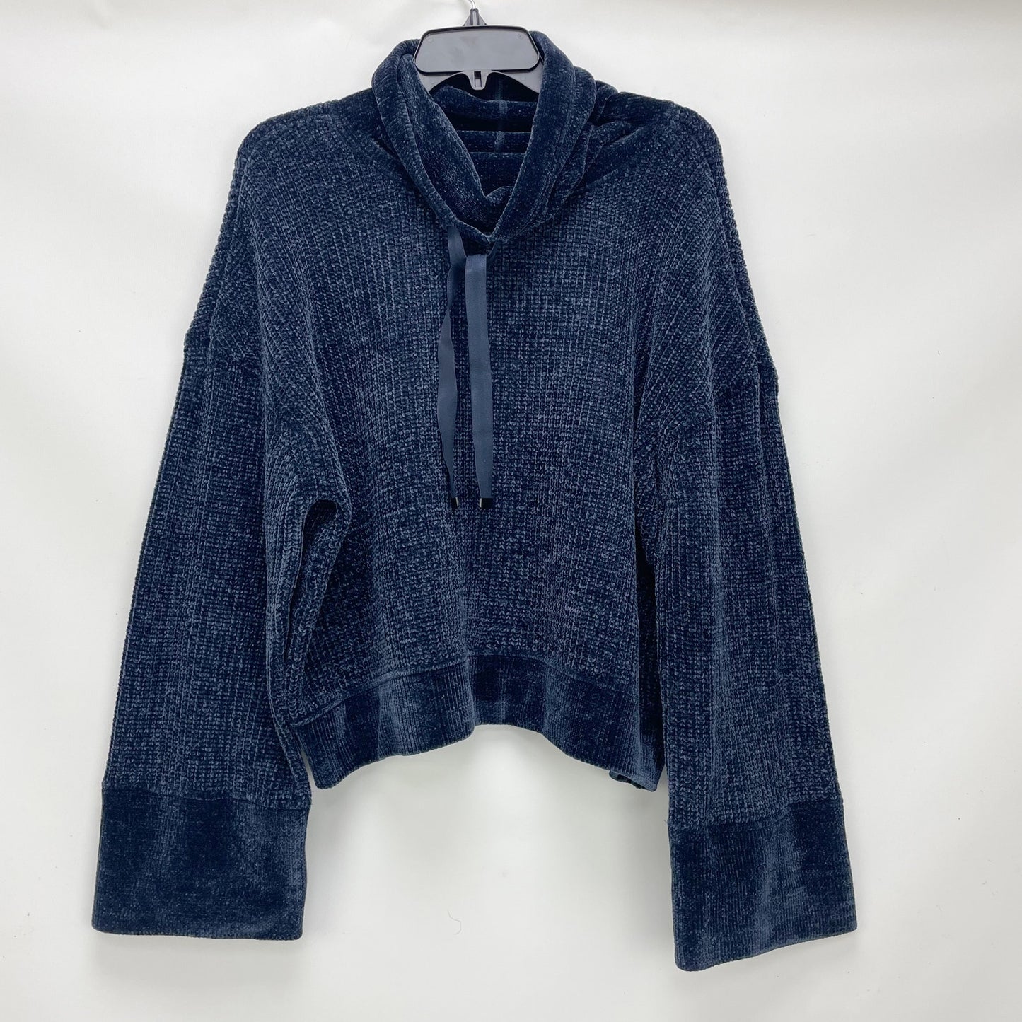 prAna Womens Chanavey Sweater XL Nautical Navy Blue Chenille NWT