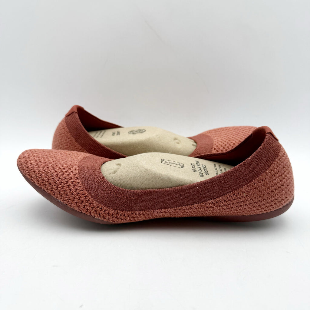Allbirds Womens Tree Breezer Flats US 5 EU 35 Maroon Red Slip On NIB