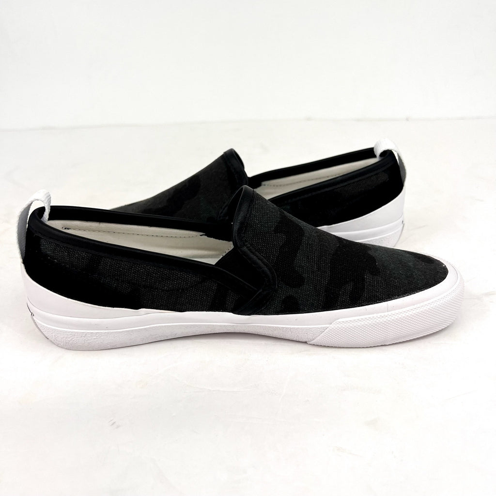 OFFICIAL PROGRAM Mens 7.5 Womens 9 STU-80 Slip On Sneakers Black White Camo NWOB
