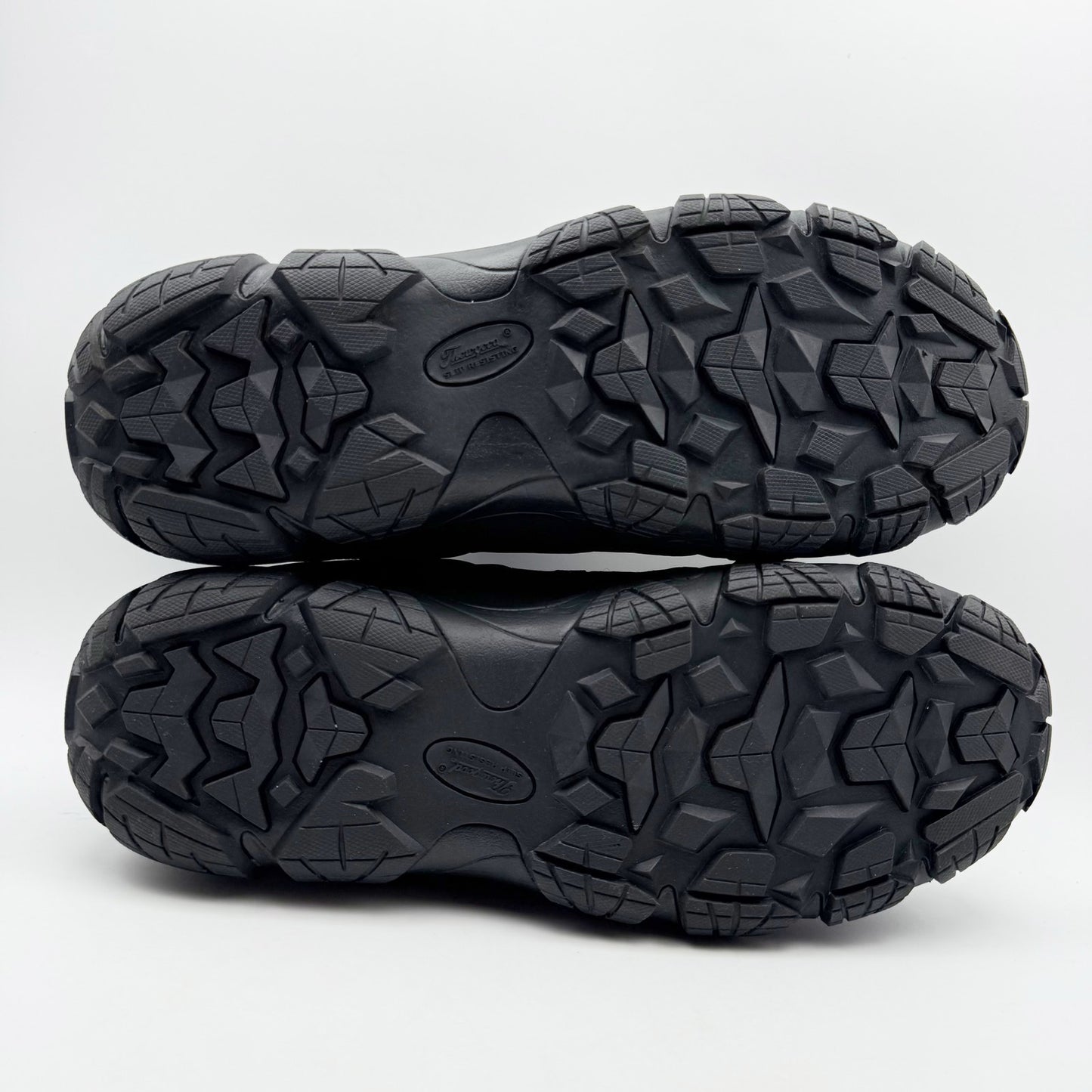 Thorogood Mens Crosstrex SD Composite Toe Shoes US 13 Wide Black Red Leather NIB