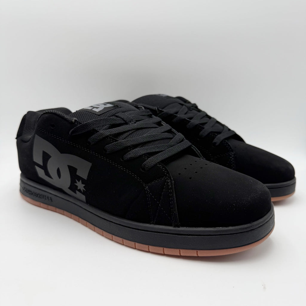 DC Mens Gaveler Low Top Skate Shoes Size 12.5 Black Casual Sneaker NWOB