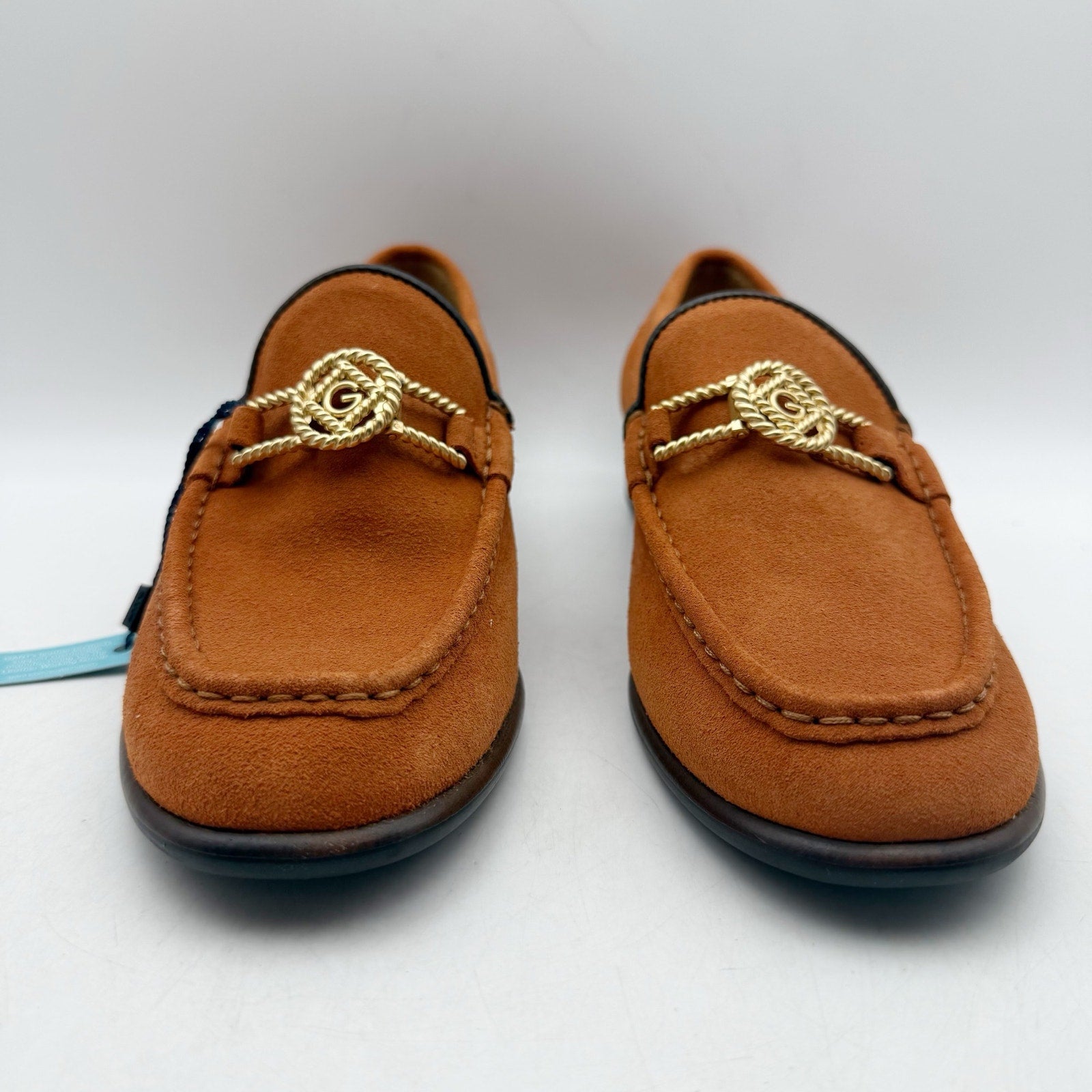 Gant Womens Kennedii Loafers EU 37 US 6 Golden Orange Brown Suede NWOB