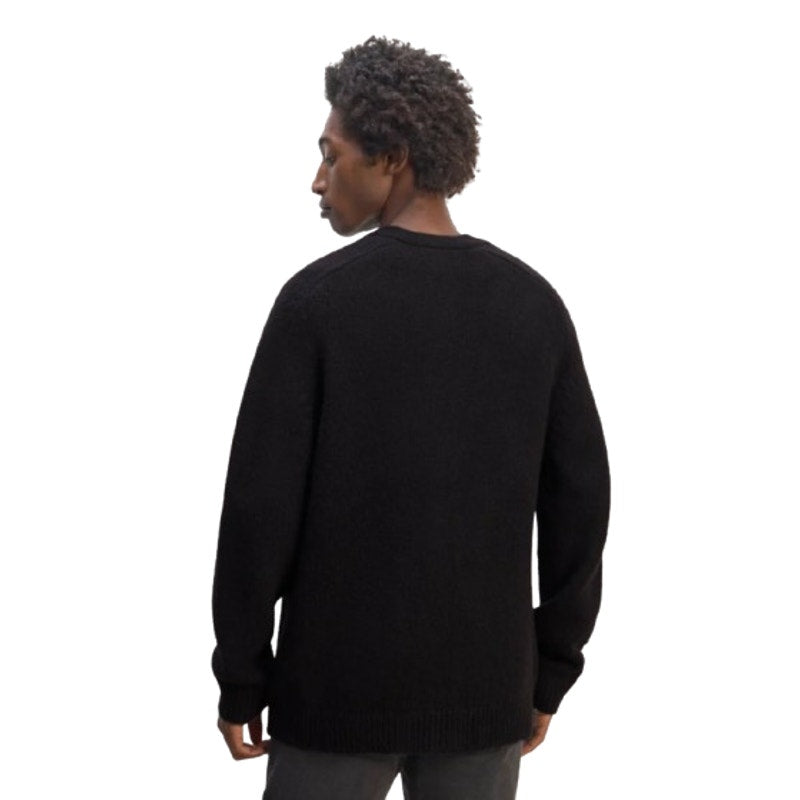 EVERLANE Men's The Cloud Relaxed Cardigan Sweater Medium Black Merino Wool NWT