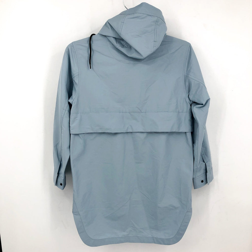 EVERLANE Womens The ReNew Anorak Rain Coat XXS Seaglass Blue Water-Repellent NWT