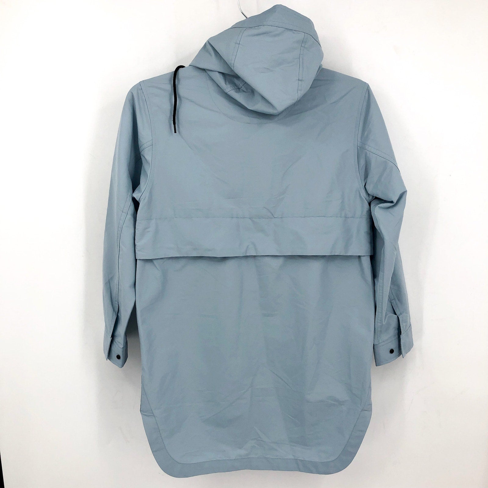 EVERLANE Womens The ReNew Anorak Rain Coat XXS Seaglass Blue Water-Repellent NWT