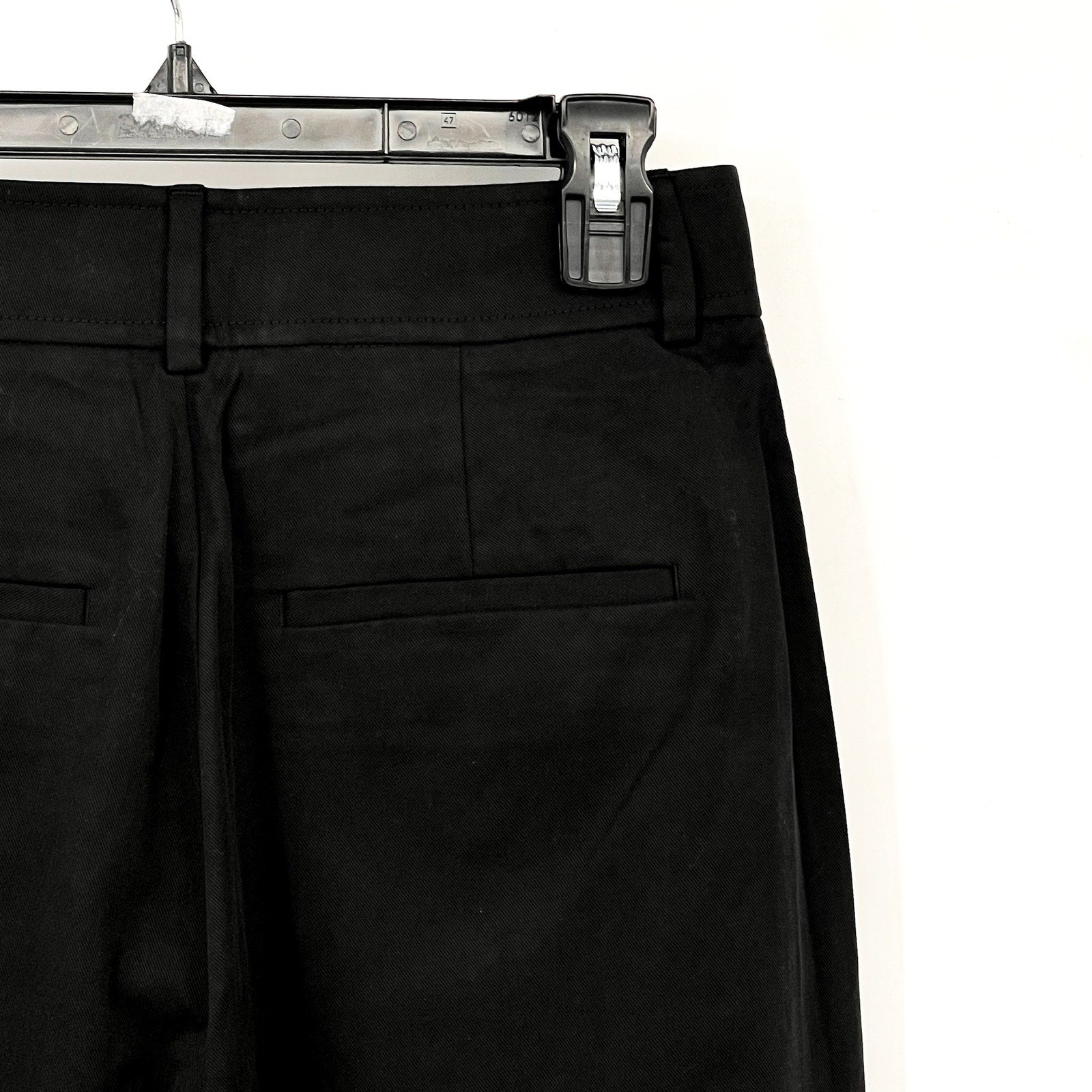 Everlane Womens The Way-High Drape Pants Size 6 30" Inseam Pleated Black NWT