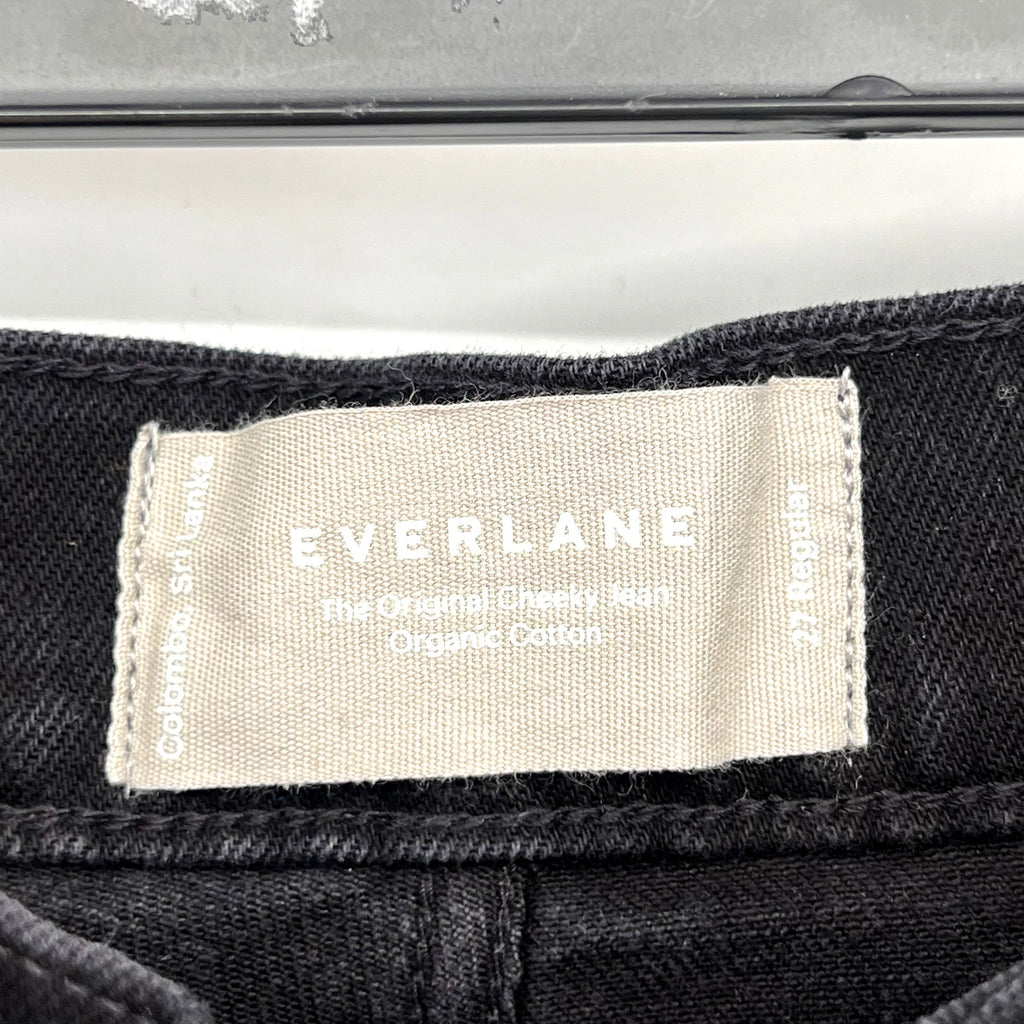 EVERLANE Women's The Original Cheeky Jeans Size 27 US 4 Coal Black NWT