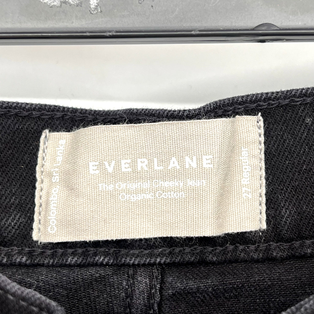 EVERLANE Women's The Original Cheeky Jeans Size 27 US 4 Coal Black NWT