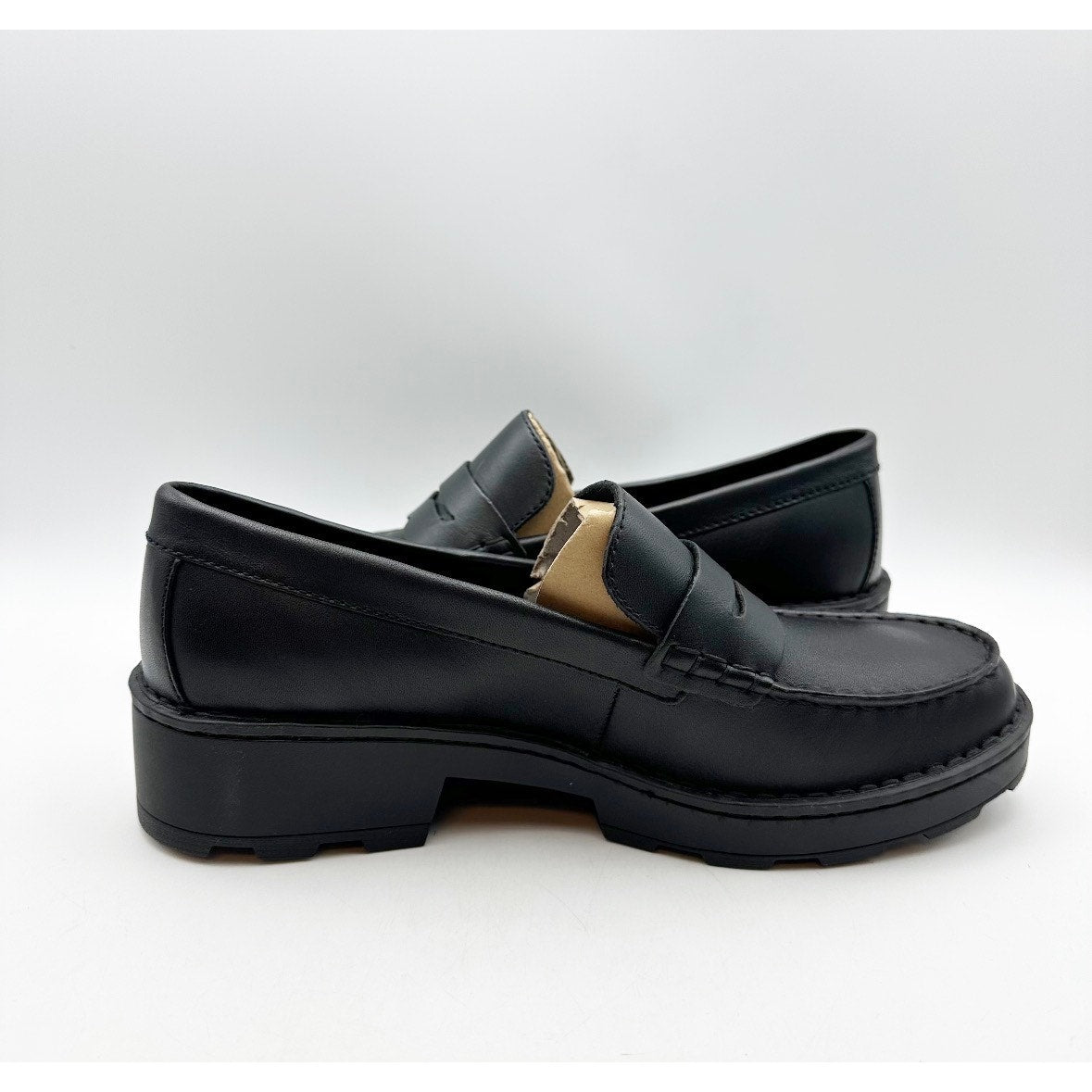 Born Womens Carrera Loafers Size 11 M EU 41-42 Black Leather Slip On NIB