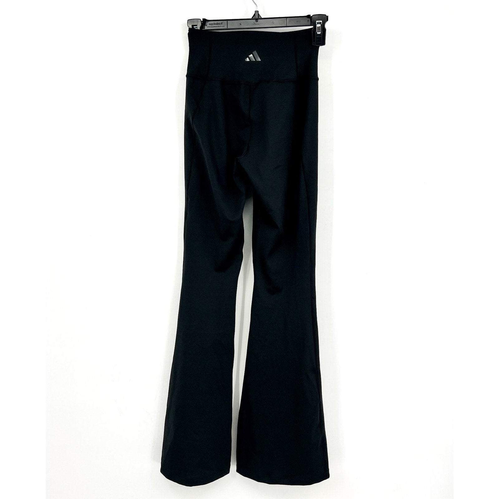 ADIDAS Women's All Me Essentials Flare Leggings Small Black Stretch NWT