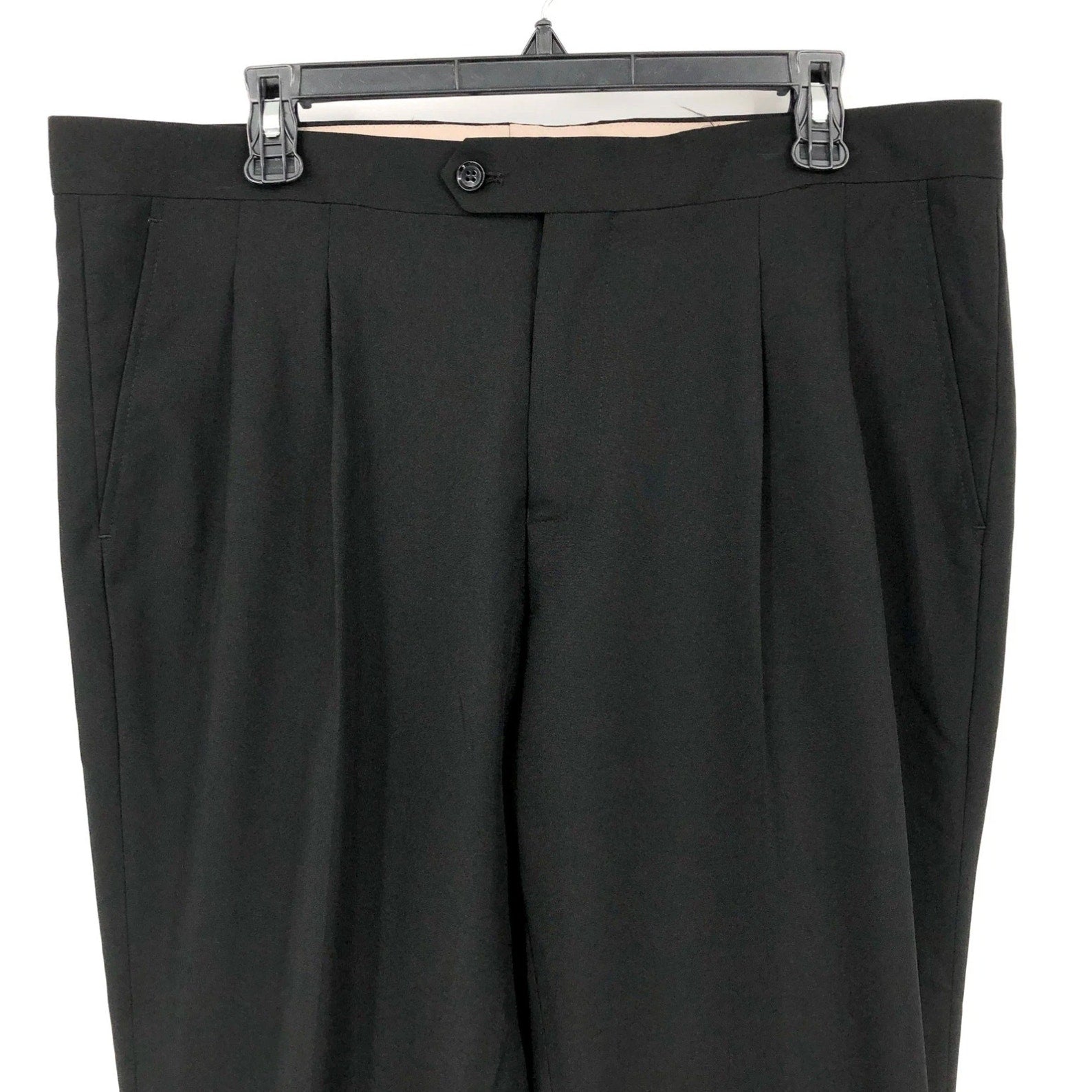 OPPOSUITS Mens Tuxedo Dress Pants 40 x 34 Black Pleated Slim Straight Leg NWOT