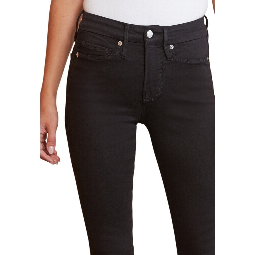 GOOD AMERICAN Womens Good Legs Jeans US 2 26x33 Black Stretch High Skinny NWT