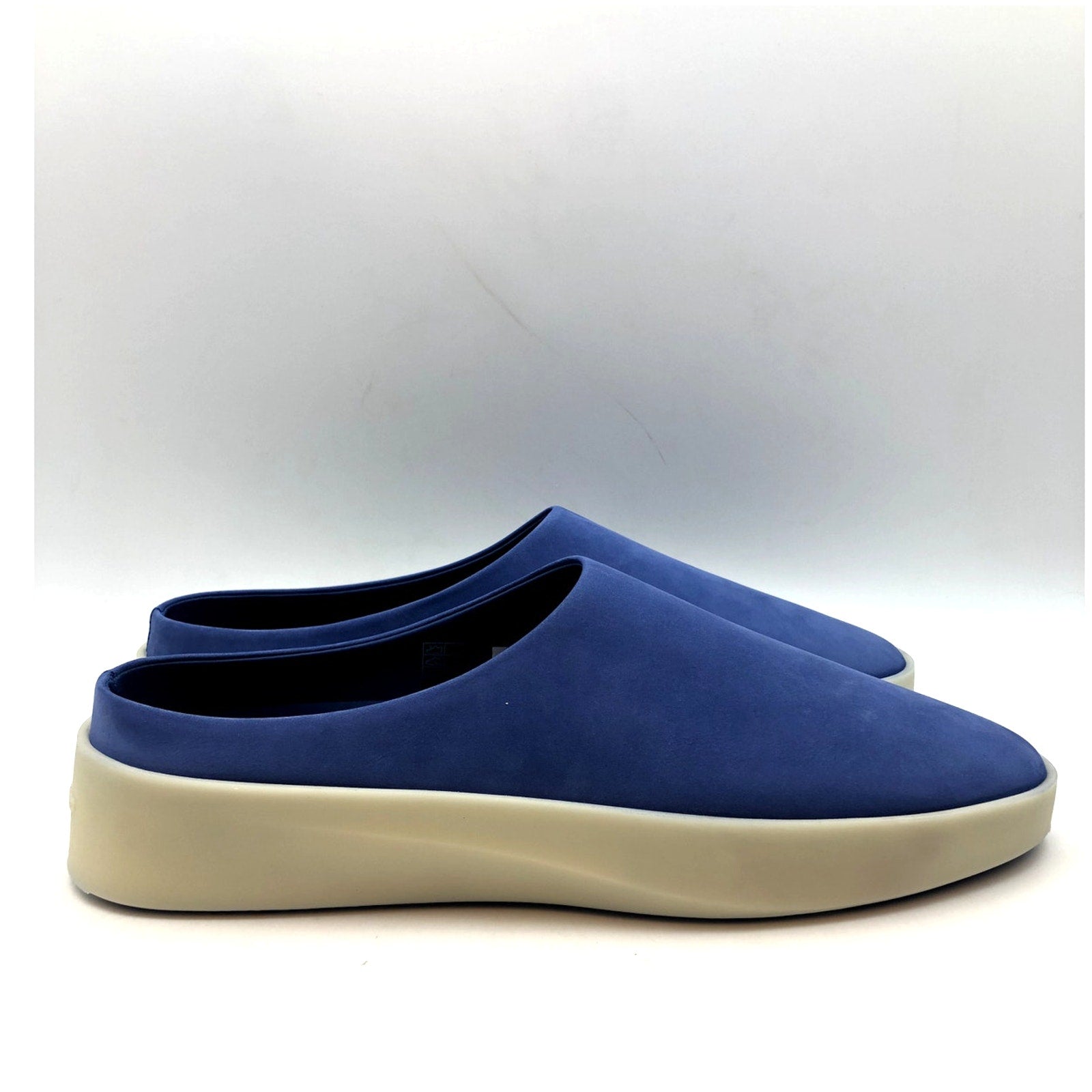 Wolf & Shepherd Cruise Mule Slip On Shoes Womens 7 Victory Blue Leather NIB