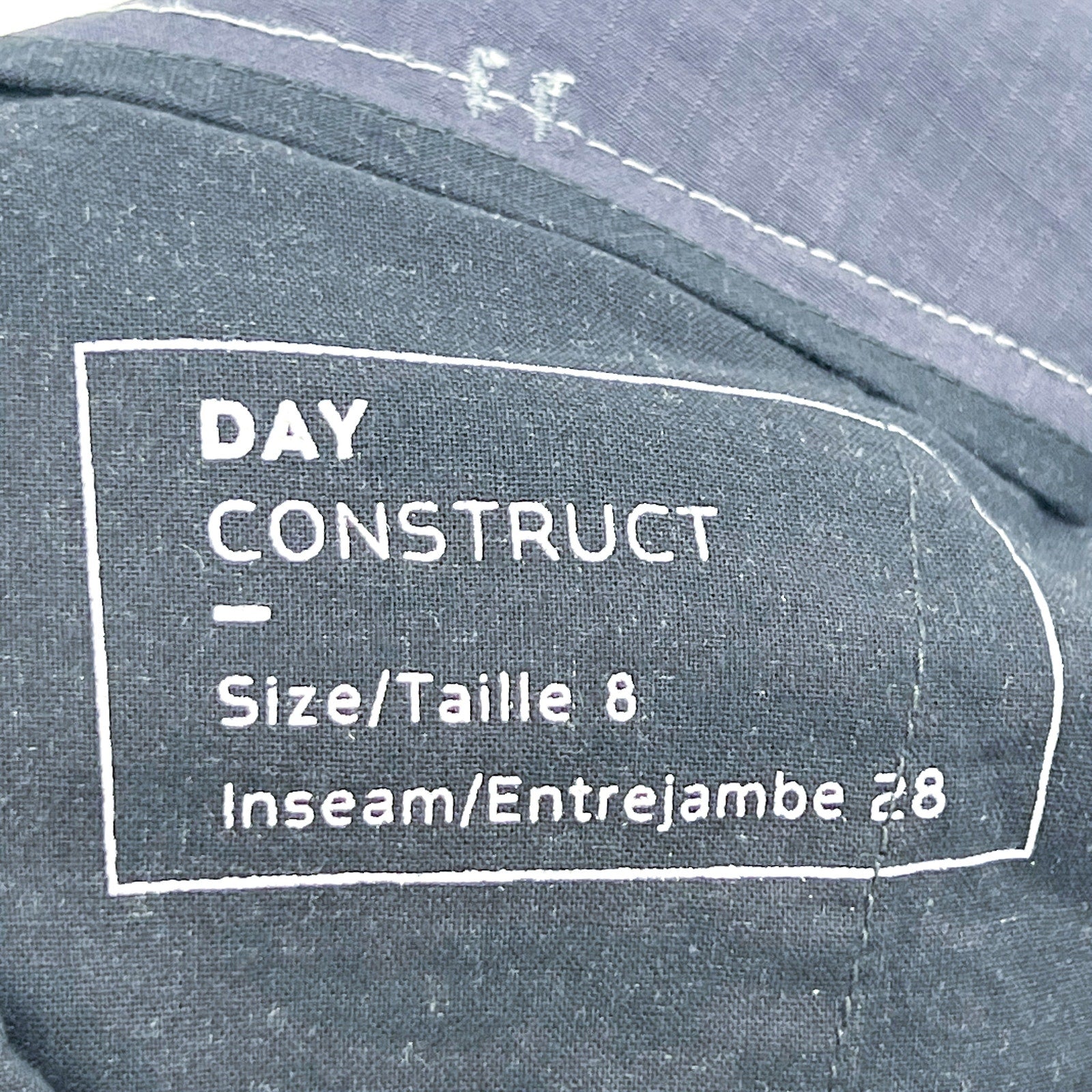 DOVETAIL WORKWEAR Women's Day Construct Pants Size 8 Navy Blue 28" Inseam NWOT