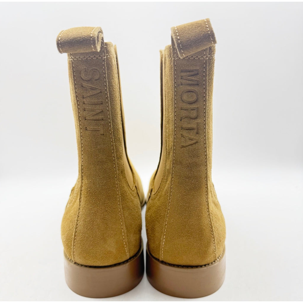 Saint Morta Mens Nomad Chelsea Boots Size 8 EU 42 Tan Camel Round Toe NIB