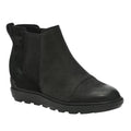 Sorel Womens Evie ll Chelsea Ankle Bootie US 7 EU 38 Black Suede Waterproof NIB